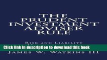 Ebook The Prudent Investment Adviser Rule: Risk and Liability Management for Investment