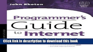 Ebook Programmer s Guide to Internet Mail: SMTP, POP, IMAP, and LDAP (HP Technologies) Free Online