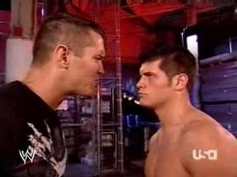 Raw 7.23.07 - Randy and Cody Backstage Segment