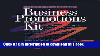 Books The Do-It-Yourself Business Promotions Kit Full Online