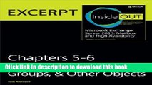 Ebook Managing Mailboxes, Groups,   Other Objects: EXCERPT from Microsoft Exchange Server 2013