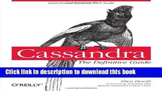 Ebook Cassandra: The Definitive Guide Free Online