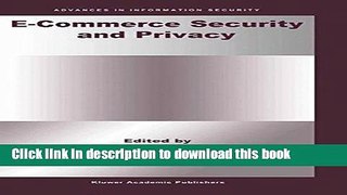 Ebook E-Commerce Security and Privacy Free Online