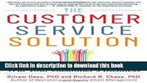 Books The Customer Service Solution: Managing Emotions, Trust, and Control to Win Your Customer s