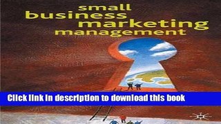 Ebook Small Business Marketing Management Free Online