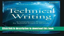 Ebook Kaplan Technical Writing: A Comprehensive Resource for Technical Writers at All Levels Free