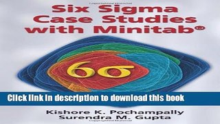 Ebook Six Sigma Case Studies with MinitabÂ® Free Online