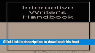 Download  Interactive Writers Handbook  {Free Books|Online