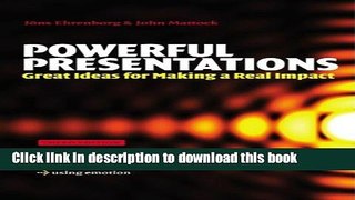 Download  Powerful Presentations: Great Ideas for Making a Real Impact  {Free Books|Online