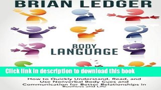Download  Body Language: High Achievers, Volume 09, Edition 01  {Free Books|Online