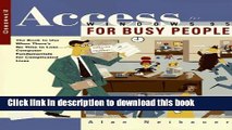 Ebook Access for Windows 95 for Busy People Full Online