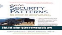Books Core Security Patterns: Best Practices and Strategies for J2EE, Web Services, and Identity