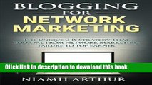 Books Blogging for Network Marketing: The Unique  3 R  Strategy That Took Me From Network