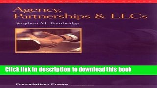 Books Agency, Partnerships and LLCs Full Online