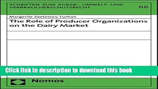 Books The Role of Producer Organizations on the Dairy Market Full Download