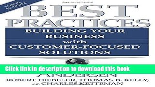 Ebook Best Practices: Building Your Business with Customer-Focused Solutions Free Online