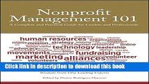 Books Nonprofit Management 101: A Complete and Practical Guide for Leaders and Professionals Full