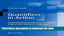 Books Quantifiers in Action: Generalized Quantification in Query, Logical and Natural Languages