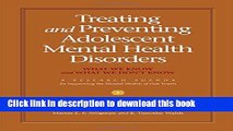 PDF  Treating and Preventing Adolescent Mental Health Disorders: What We Know and What We Don t