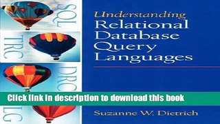 Ebook Understanding Relational Database Query Languages Full Online