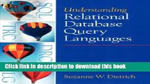 Ebook Understanding Relational Database Query Languages Full Online