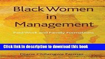 Download  Black Women in Management: Paid Work and Family Formations  Free Books