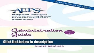 Ebook Administration Guide (AEPS: Assessment, Evalutaion, and Programming System, Vol. 1) Full