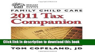 Books Family Child Care 2011 Tax Companion (Redleaf Business) Full Online