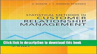 Books Statistical Methods in Customer Relationship Management Full Online