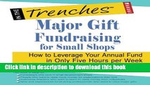Ebook Major Gift Fundraising for Small Shops: How to Leverage Your Annual Fund in Only Five Hours