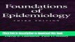 Books Foundations of Epidemiology (Paper) Full Online