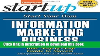 Ebook Start Your Own Information Marketing Business (StartUp Series) Full Online