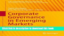 Books Corporate Governance in Emerging Markets: Theories, Practices and Cases (CSR,