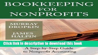 Books Bookkeeping for Nonprofits: A Step-by-Step Guide to Nonprofit Accounting Free Online