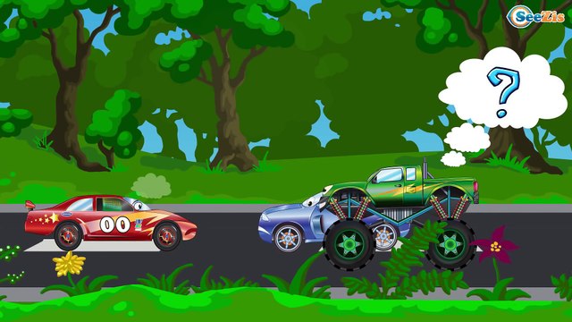 Мультики про машинки. Гоночные Машины, Монстр Трак и Грузовик - Сборник Все серии Мультики 1 час