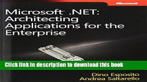 Ebook Microsoft .NET - Architecting Applications for the Enterprise Full Download