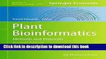 Books Plant Bioinformatics: Methods and Protocols (Methods in Molecular Biology) Full Download