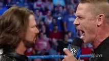 AJ Styles fordert John Cena für den SummerSlam heraus  SmackDown Live, 2. August 2016