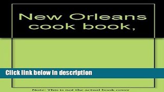 Books New Orleans cook book, Free Online