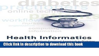 Books Health Informatics: A Patient-Centered Approach to Diabetes (MIT Press) Free Online
