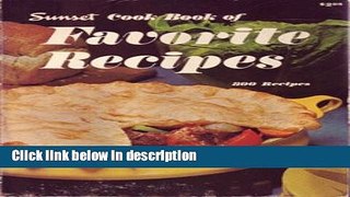 Ebook Sunset Cook Book of Favorite Recipes Free Online