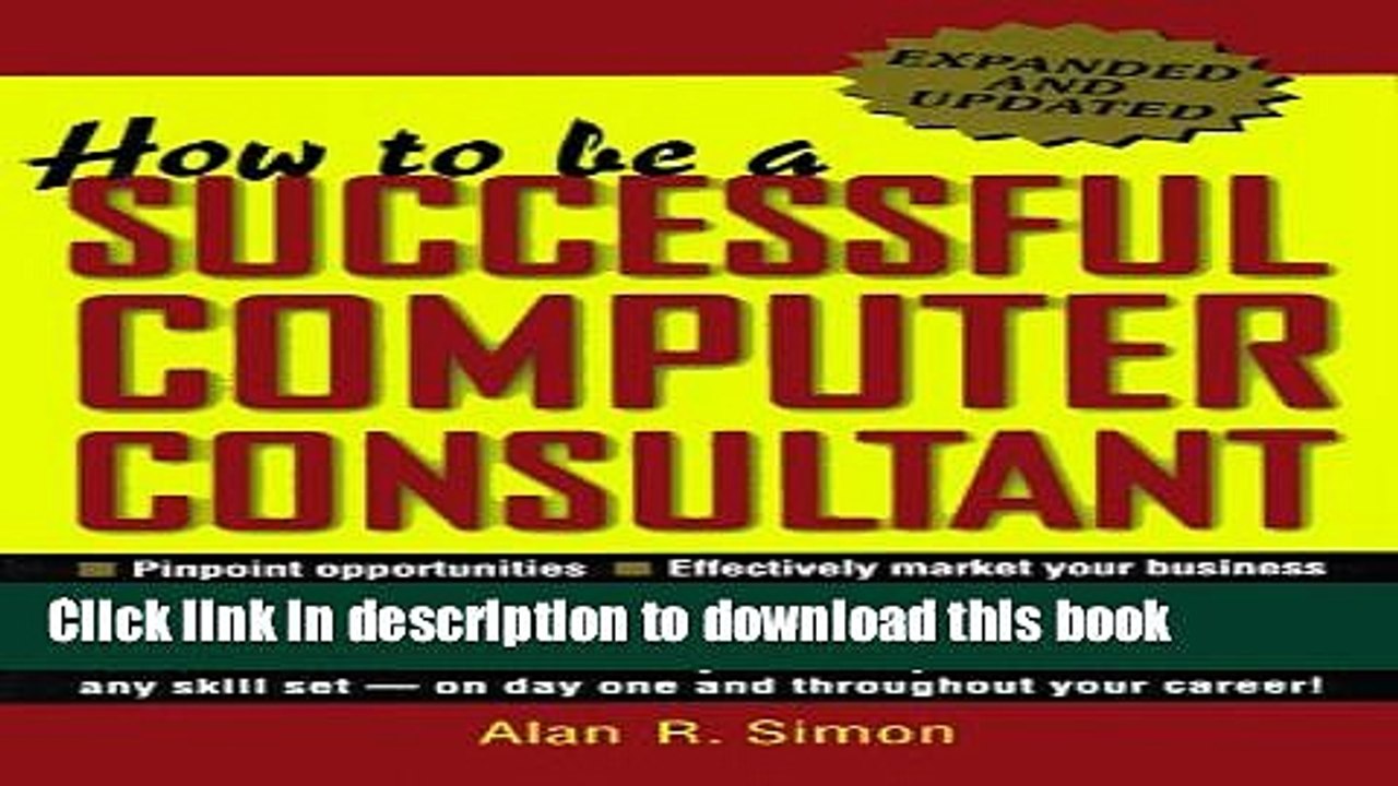 Download  How to Be a Successful Computer Consultant  {Free Books|Online