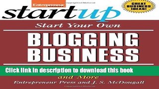 Ebook Start Your Own Blogging Business Free Online
