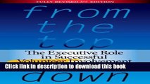 Books From the Top Down: The Executive Role in Successful Volunteer Involvement Free Online