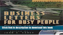 Ebook Business Letters for Busy People, Fourth Edition: Time-saving, Ready-to-use Letters for Any
