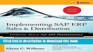 Books Implementing SAP ERP Sales   Distribution Free Online