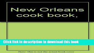 Ebook New Orleans cook book, Full Online
