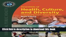 Books Essentials Of Health, Culture, And Diversity: Understanding People, Reducing Disparities