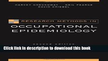 Ebook Research Methods in Occupational Epidemiology (Monographs in Epidemiology and Biostatistics)