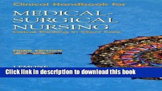 Books Clinical Handbook for Medical-Surgical Nursing (3rd Edition) Free Online